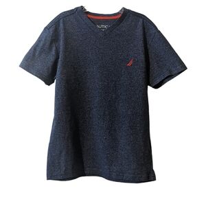 Nautica boys' short sleeve V-neck T-shirt Size S (8)